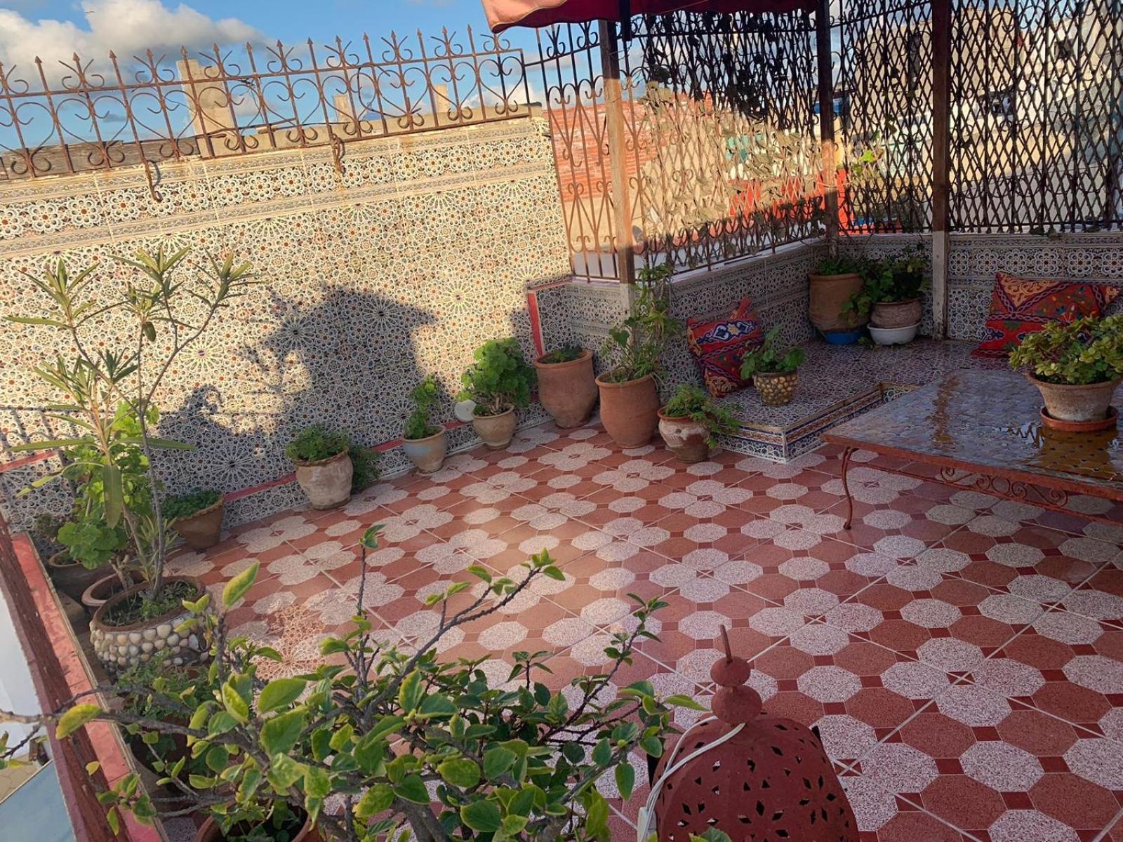 Hathor ,Casa Marroqui Con Dos Terrazas En La Medina Antigua , Ideal Parejas!! Wifi!! Asilah Kültér fotó