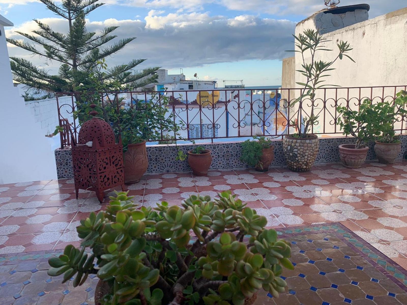 Hathor ,Casa Marroqui Con Dos Terrazas En La Medina Antigua , Ideal Parejas!! Wifi!! Asilah Kültér fotó
