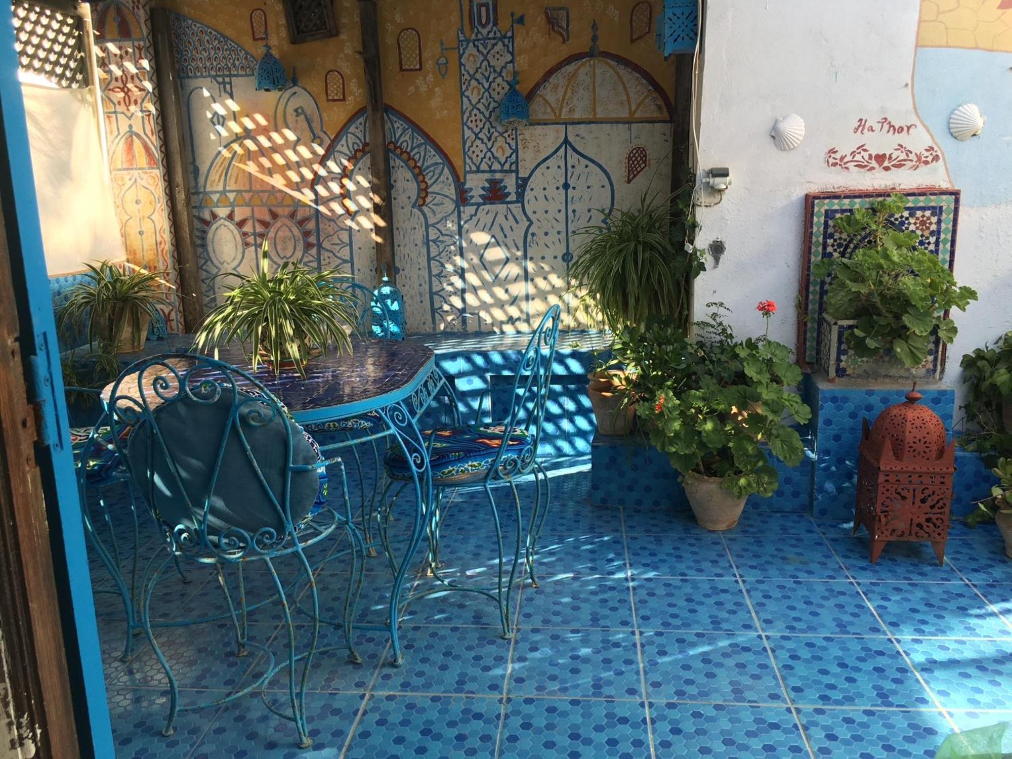 Hathor ,Casa Marroqui Con Dos Terrazas En La Medina Antigua , Ideal Parejas!! Wifi!! Asilah Kültér fotó